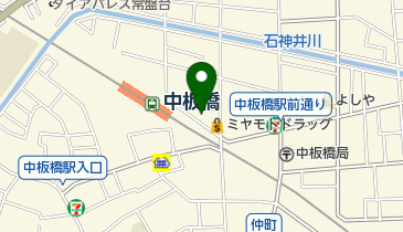 コスモス中板橋店の地図画像
