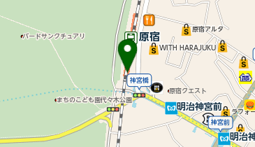 ニューデイズ原宿の地図画像