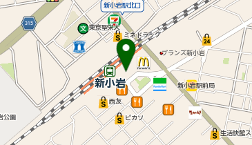 ニューデイズ新小岩の地図画像