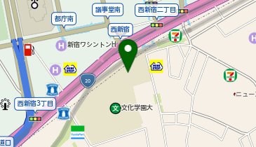 リーベンハウス新宿文化クイントビル店の地図画像