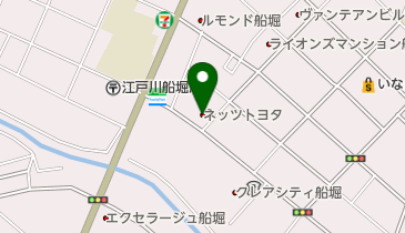 ネッツトヨタ東都船堀店の地図画像