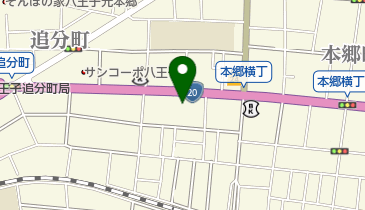 レクサス八王子の地図画像