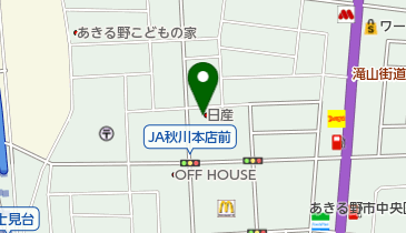 東京日産あきる野店の地図画像