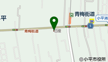 日産東京新小平店の地図画像