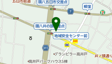 日産東京杉並店の地図画像