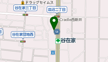 日産東京西新井店の地図画像