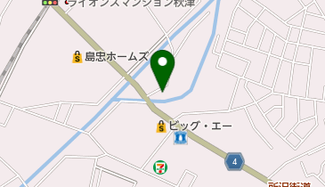 東京日産東村山秋津店の地図画像