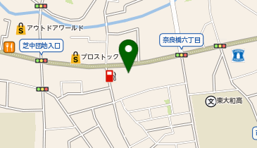日産東京東大和店の地図画像