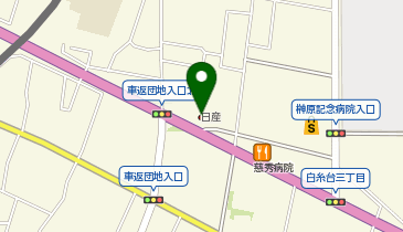 日産東京府中白糸台店の地図画像
