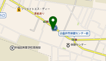 日産東京小金井店の地図画像