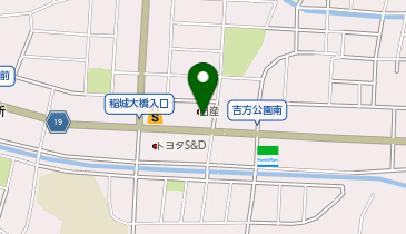 日産東京稲城店の地図画像