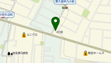 日産東京久留米店の地図画像