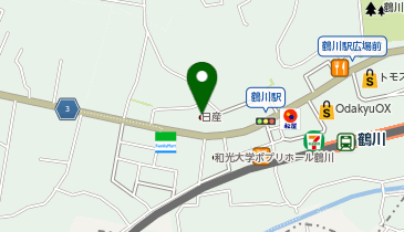 日産東京町田鶴川店の地図画像
