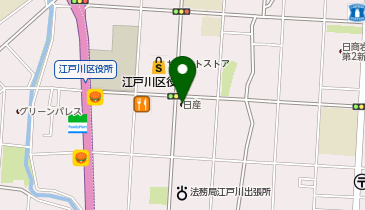 日産東京江戸川小松川店の地図画像