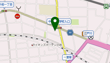 日産東京小岩店の地図画像