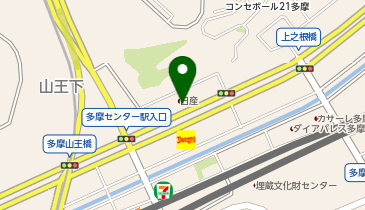 日産東京多摩センター店の地図画像