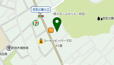 日産東京忠生公園店の地図画像