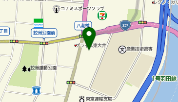 日産東京鮫洲店の地図画像