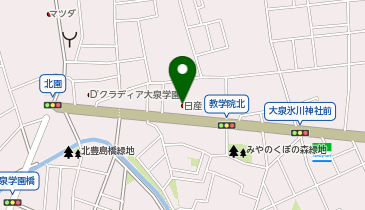 日産東京大泉店の地図画像