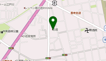 日産東京江戸川中央店の地図画像