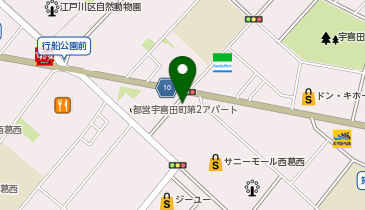 日産東京葛西店の地図画像