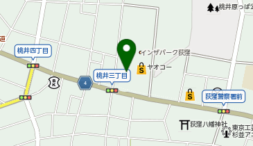 日産東京荻窪店の地図画像