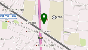 日産東京千住店の地図画像