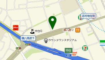 日産東京板橋中台店の地図画像