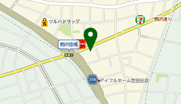 日産東京駒沢店の地図画像