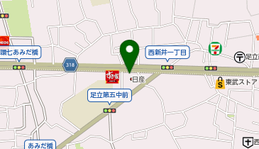 日産東京西新井大師店の地図画像