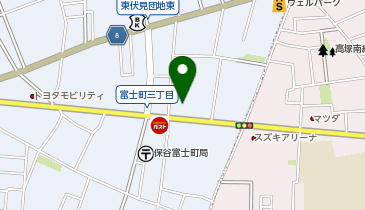 日産東京東伏見店の地図画像