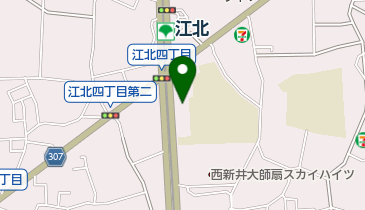 日産プリンス東京西新井店の地図画像