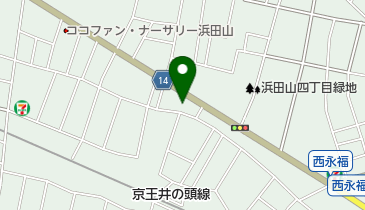 日産プリンス東京浜田山店の地図画像