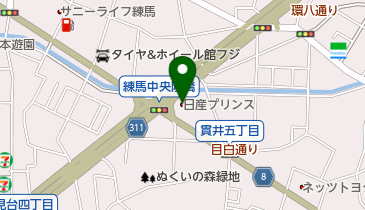 日産プリンス東京谷原店の地図画像