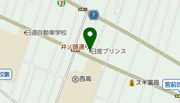 日産プリンス東京杉並店の地図画像