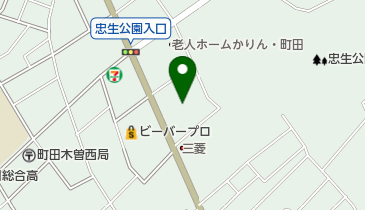日産プリンス西東京忠生公園店の地図画像