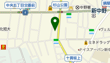 シロタモータース中野店の地図画像