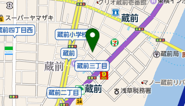 ホンダ・センターミヤコ蔵前店の地図画像