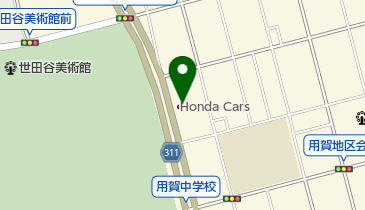 Honda Cars東京中央用賀店の地図画像