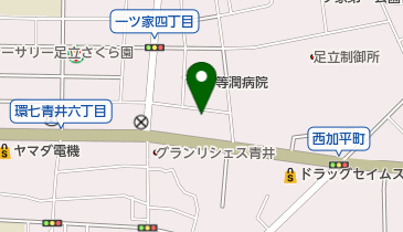 Honda Cars東京中央加平店の地図画像