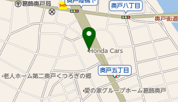 Honda Cars東京奥戸店の地図画像