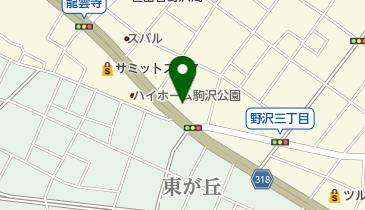 Honda Cars東京中央野沢店の地図画像