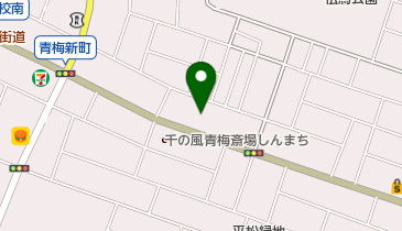 Honda Cars東京西青梅新町店の地図画像