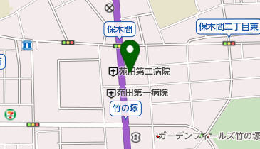 Honda Cars東京中央竹の塚店の地図画像