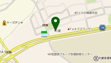 東日本三菱自動車販売多摩ニュータウン店の地図画像