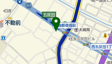 東京マツダ販売五反田店の地図画像