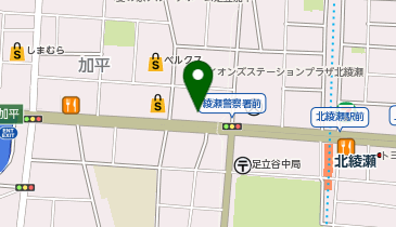 スズキ自販東京スズキアリーナ足立の地図画像