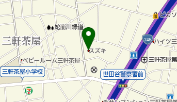 スズキ自販東京三軒茶屋店の地図画像