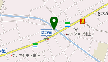 オートショップルート池上の地図画像