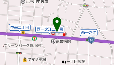 ベルウッドコーポレーション京葉店の地図画像